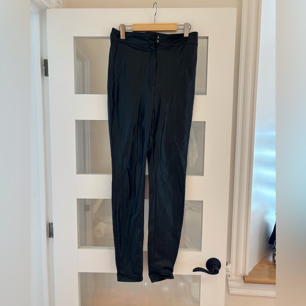 Babaton leather leggings